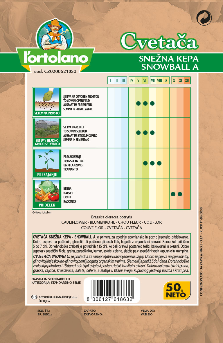 CVJETAČA SNOWBALL 2 50 G - Slika 2
