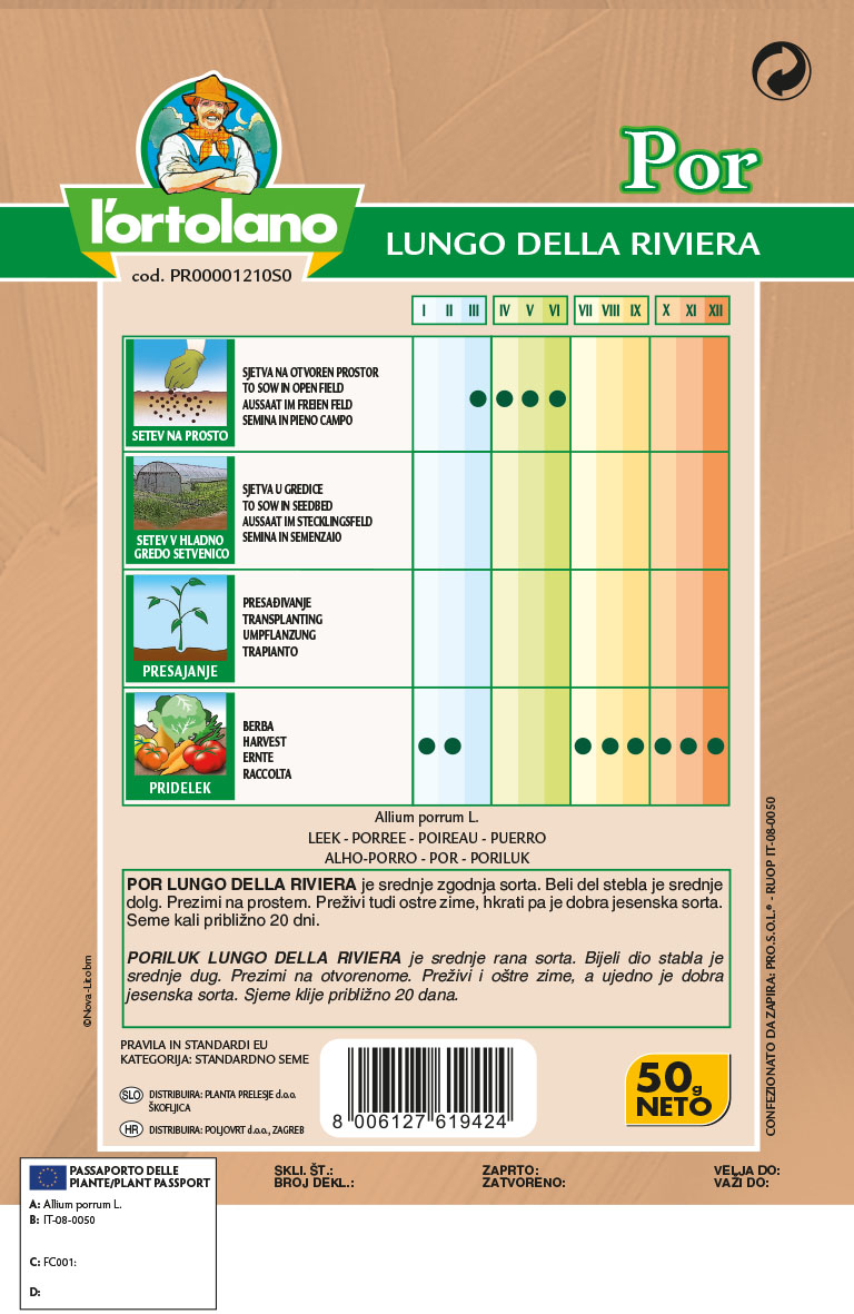 PORILUK LUNGO DELLA RIVIERA 50 G - Slika 2