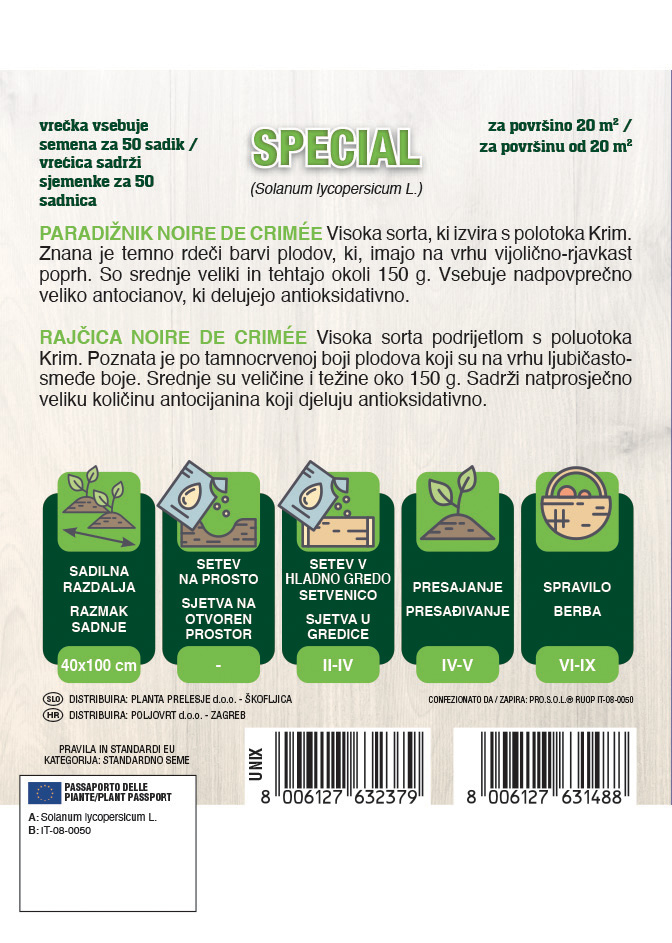 NOVI SPECIAL RAJČICA NERO DI CRIMEA 50 SJ - Slika 2